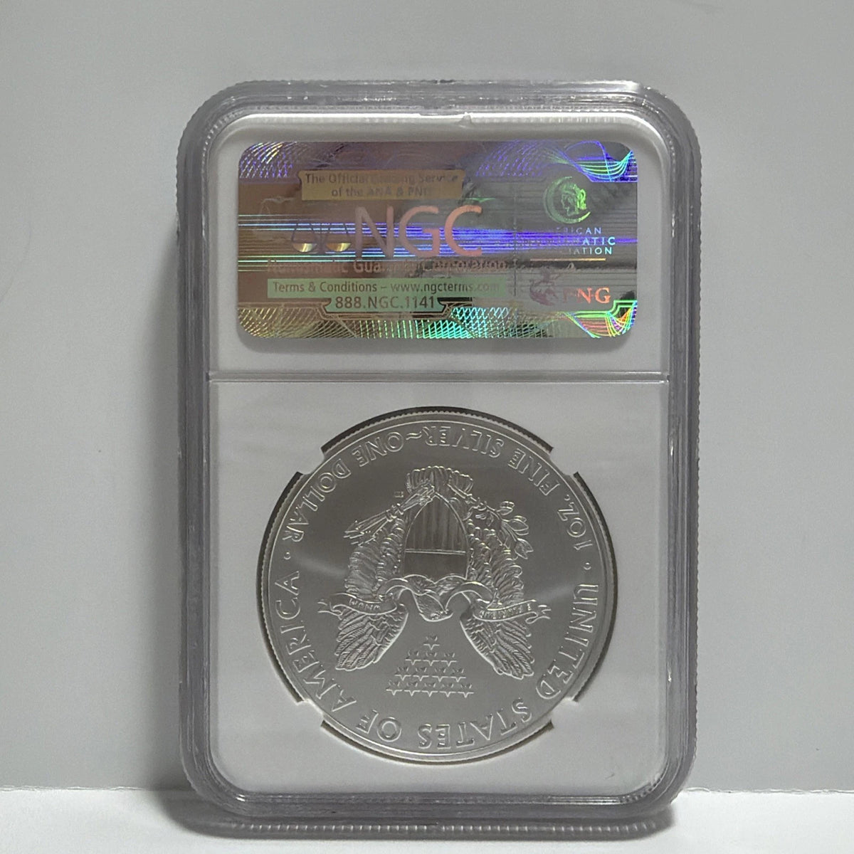 NGC 2012 (S) MS70 Silver Eagle Dollar First Release From Mint Sealed Box #9