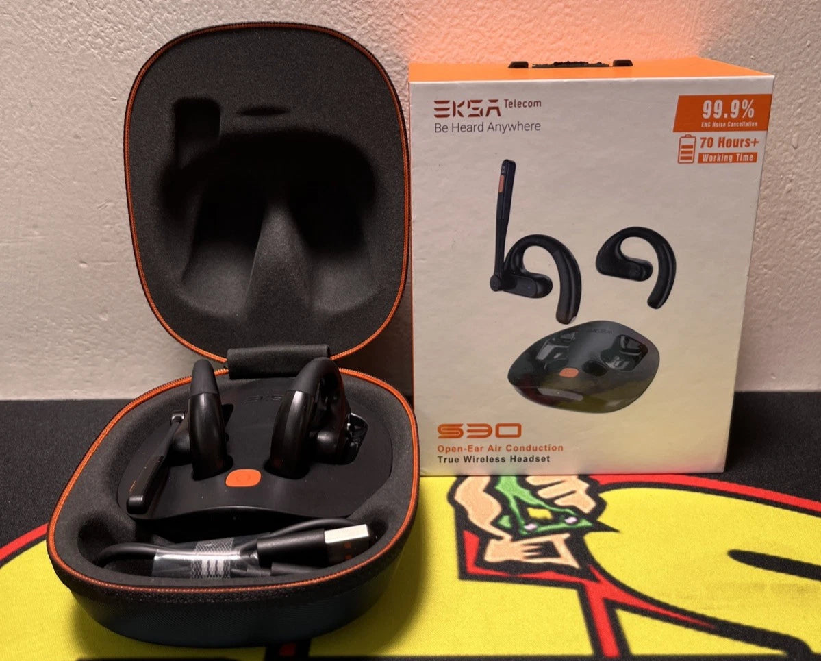 Eksa Telecom S30 Bluetooth Open Ear Air-Conduction Headset - New
