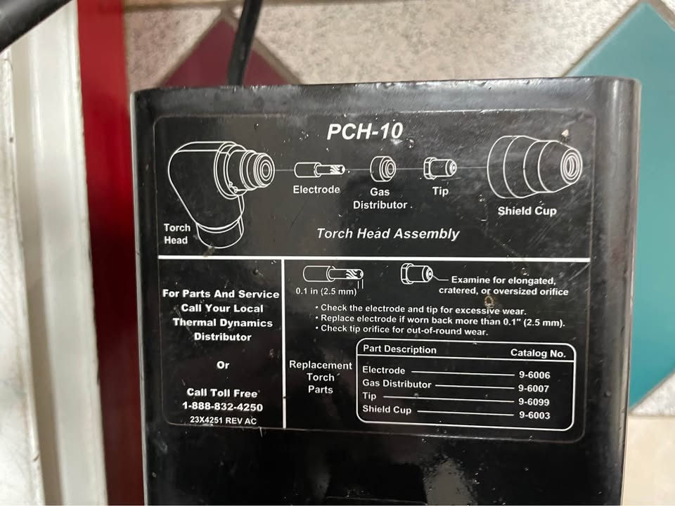 Thermal Dynamics Drag-Gun Plasma Cutter