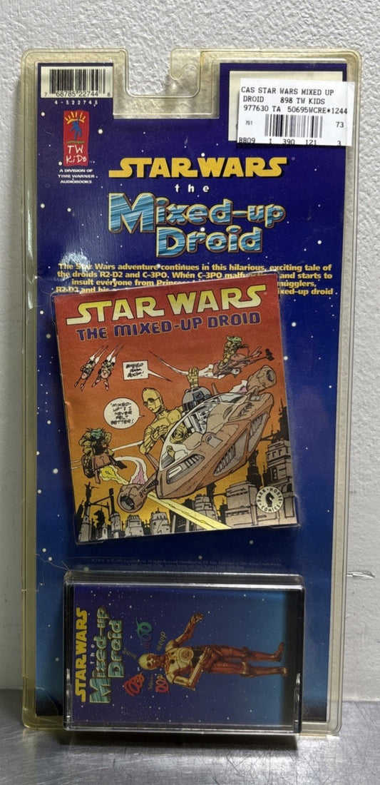 Star Wars The Mixed-Up Droid - Rare Mini Comic Book & Audio Tape Sealed