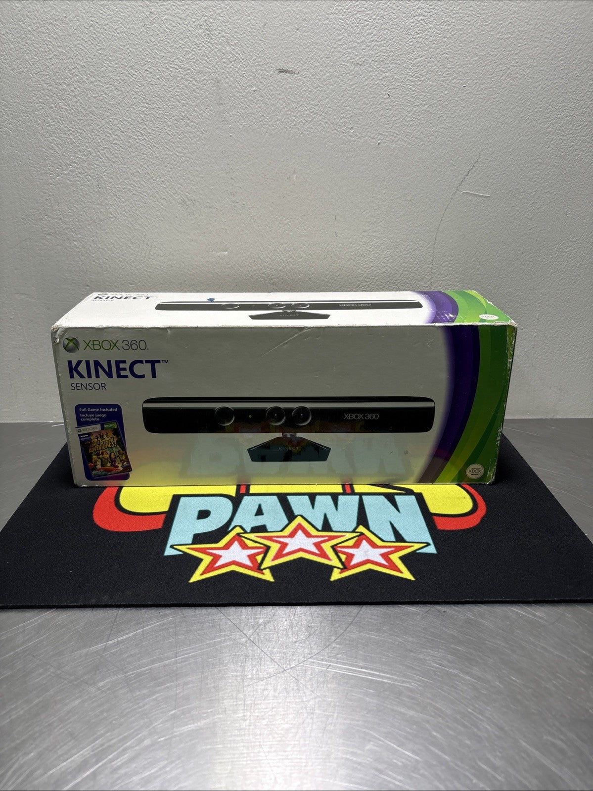 Microsoft Xbox 360 Kinect Black Motion Sensor Bar - In Box