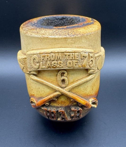 1875 US Military Academy West Point Graduate Pipe Bowl - Rare